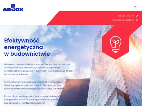 Argox.com.pl - świadectwa energetyczne