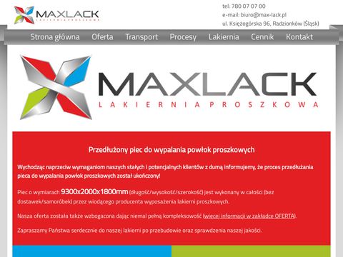 Max-Lack.pl - malowanie proszkowe