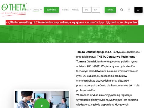 Theta Consulting - rejestracja produktów