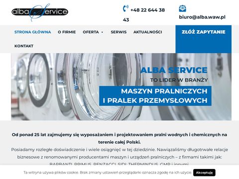 Alba Service wyposażenie pralni