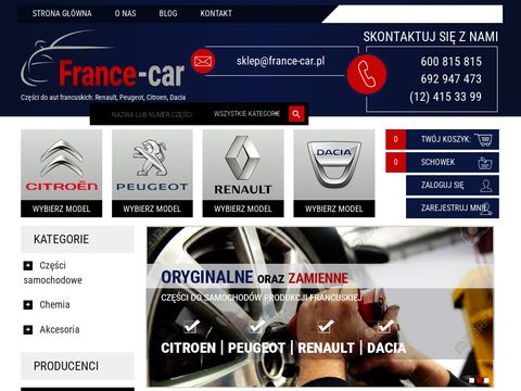 France Car - części do samochodów francuskich