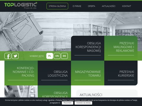 Toplogistic.pl przygotowanie i obsługa przesyłek