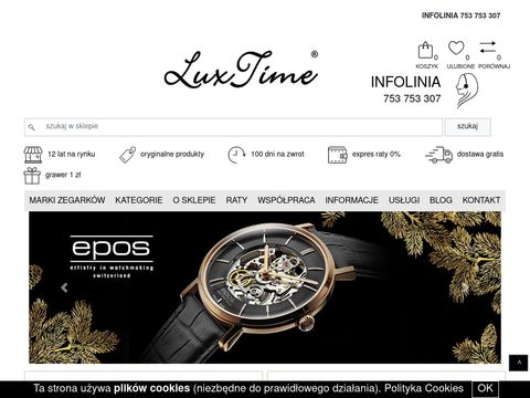 Luxtime.pl - sklep z zegarkami