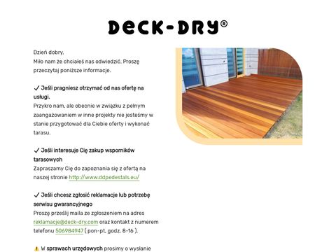 Deck-dry.com drewno