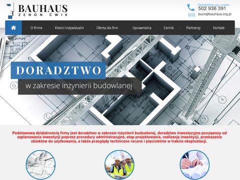Bauhaus.org.pl - inspektor nadzoru Wrocław