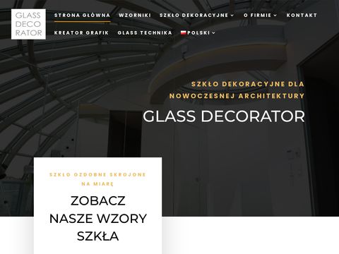 Glass Decorator - szkło dekoracyjne Warszawa