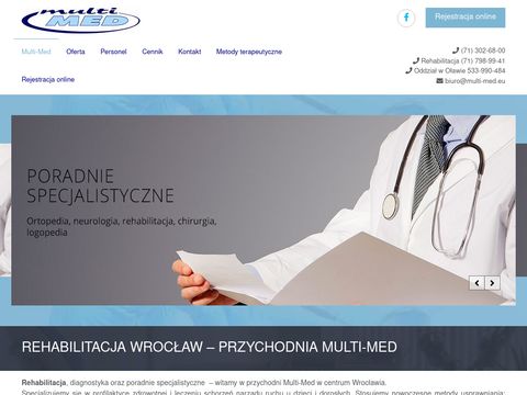 Multi-med.eu rehabilitacja Wrocław - fizjoterapia