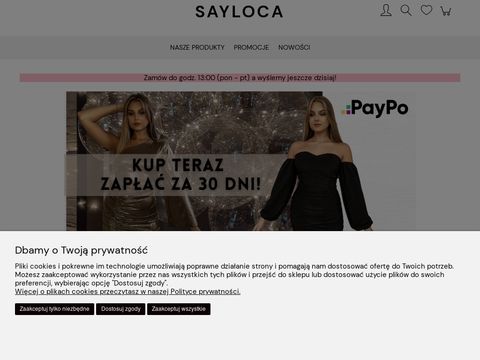 Sayloca.pl sklep z ubraniami damskimi