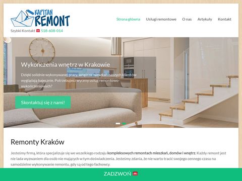 Kapitanremont.pl zamów remont mieszkania w firmie