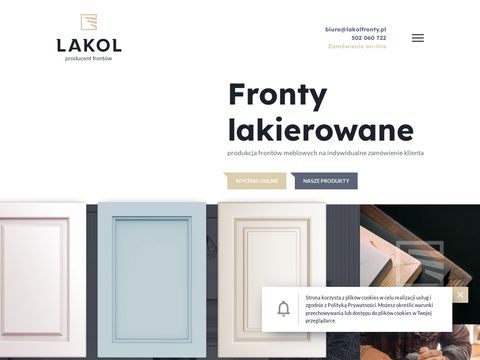 Lakolfronty.pl - producent frontów meblowych