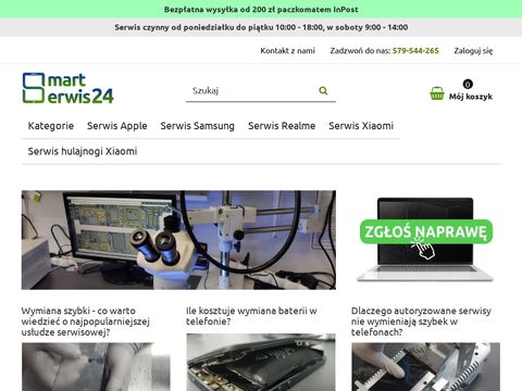 Smartserwis24.pl wyświetlacze Samsung
