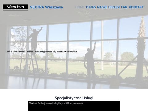 Vextra Warszawa - pranie wykładzin, mycie okien