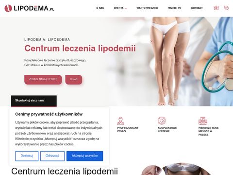 Lipodema.pl, czyli obrzęk lipidowy lub tłuszczowy