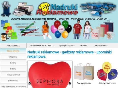 Nadrukireklamowe.com.pl balony z nadrukiem