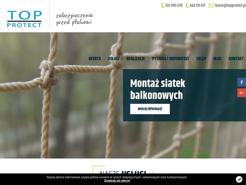 Topprotect.pl - zabezpieczenia przed ptakami