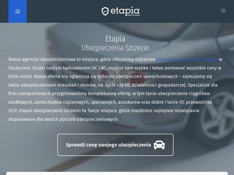 Etapia.pl - tanie ubezpieczenia oc Szczecin
