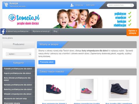 Tomcio.pl - zdrowe buty dla dzieci sklep