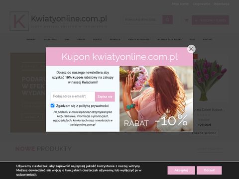 Kwiatyonline.com.pl kwiaciarnia Gdynia
