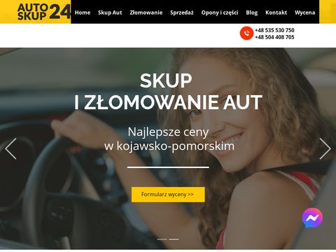 Auto-skup24.com Bydgoszcz kasacja pojazdów
