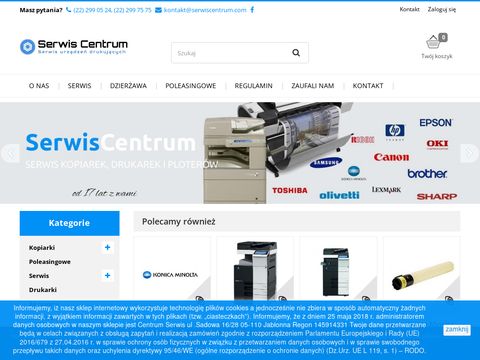 Serwiscentrum.pl serwis drukarek i kserokopiarek