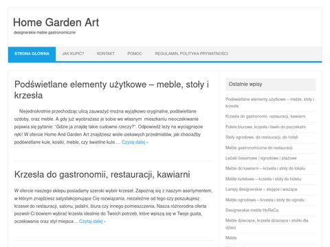 Homegardenart.pl - meble dla gastronomii