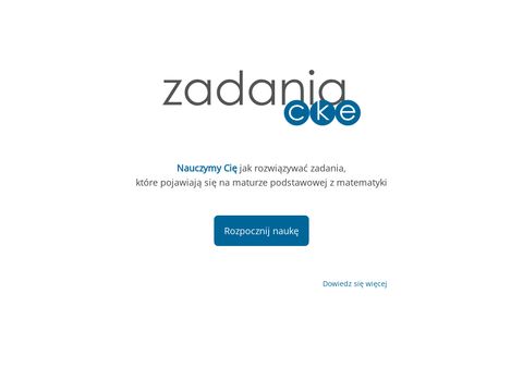 Zadaniacke.pl zbiór zadań maturalnych z matematyki