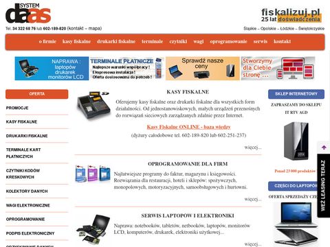 Daas.com.pl - kasy fiskalne, komputery