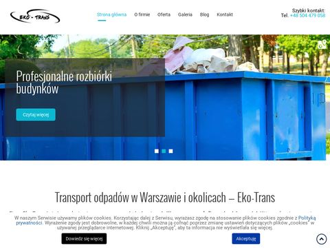 Utylizacja odpadów Warszawa - Eko-Trans