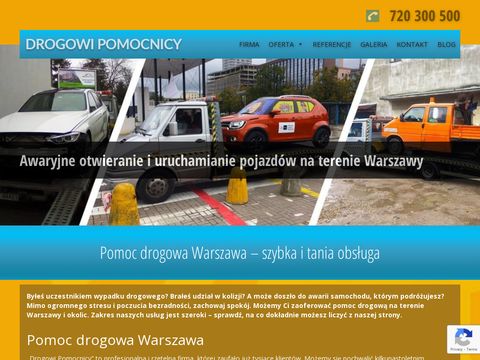 Tania pomoc drogowa Warszawa