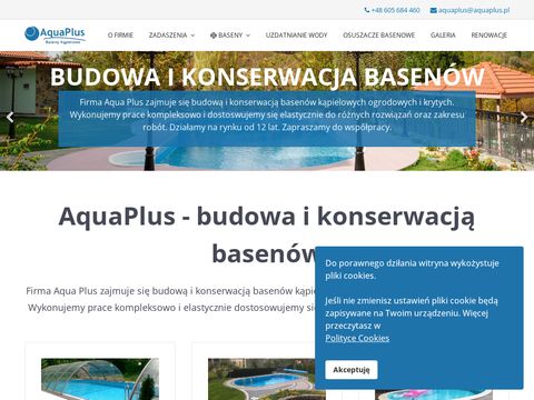 AquaPlus - renowacja i budowa basenów