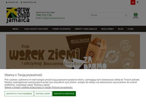 Growshopjamaica.pl sklep ogrodniczy w Sosnowcu