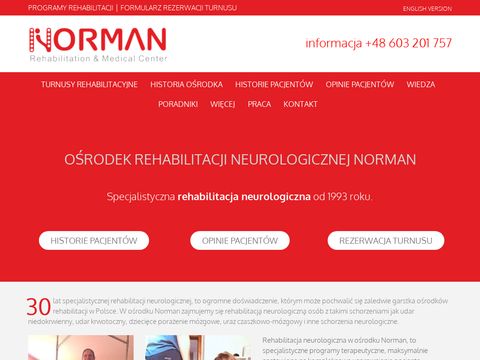 Normanrehabilitation.com ośrodek rehabilitacyjny
