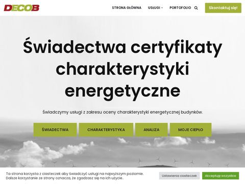Decob.pl świadectwa energetyczne Swarzędz