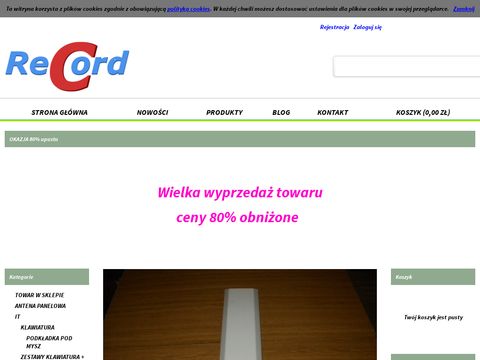 Recordsklep.com.pl - karty sieciowe