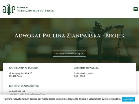 Adwokat Paulina Ziandarska-Brojek