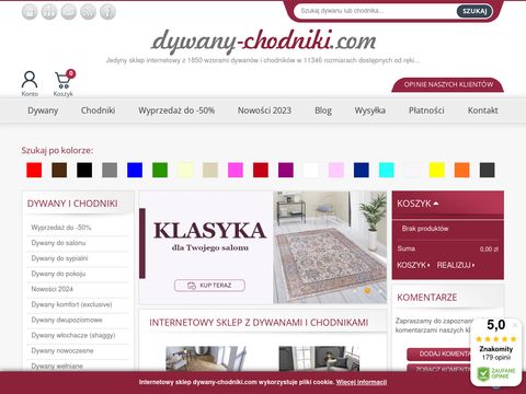 Dywany-chodniki.commi - sklep z chodnikami