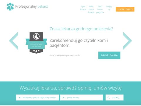 Profesjonalnylekarz.pl - baza lekarzy