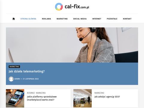 Cal-fix.com.pl - agencja reklamowa