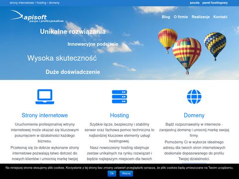 Apisoft.pl - tworzenie stron internetowych