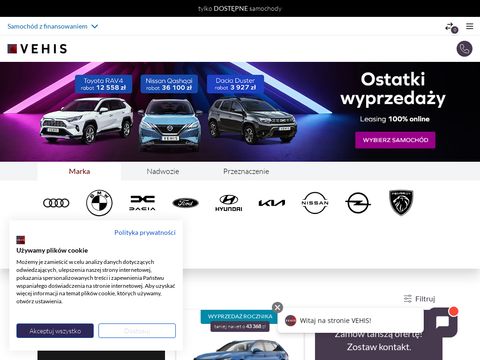 Vehis.pl - samochody dla firmy w leasing