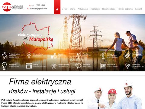 Zre.malopolska.pl instalacje elektryczne Kraków