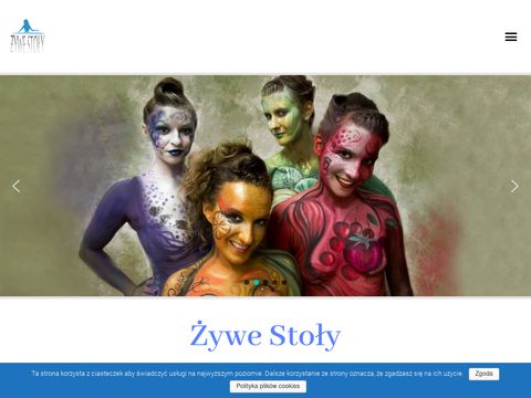 Zywestoly.pl cateringowe, bodypainting
