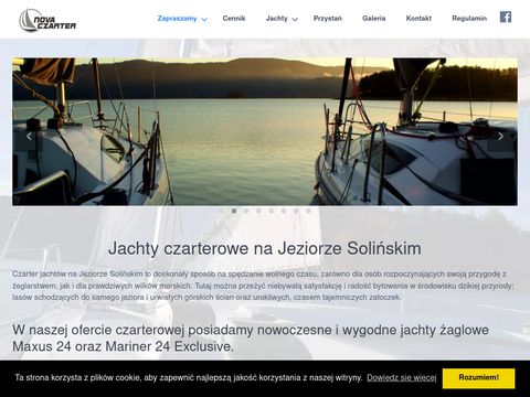Novaczarter-solina.pl jachty czarterowe