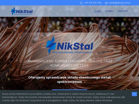 Nikstal.com.pl skup złomu Mikołów, Zawiercie