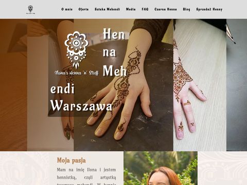 Henna.com.pl sahara tazarine tatuaż tymczasowy