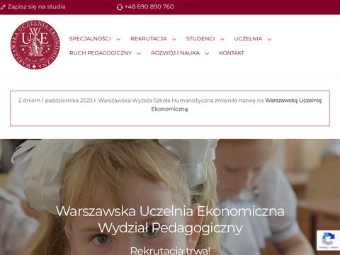 WSP Warszawa edukacja dla bezpieczeństwa