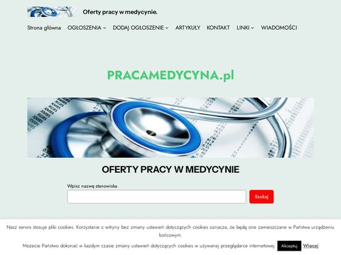 Pracamedycyna.pl - serwis ogłoszeniowy