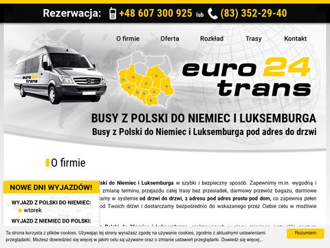 Eurotrans24.com.pl busy do Niemiec i Luksemburga