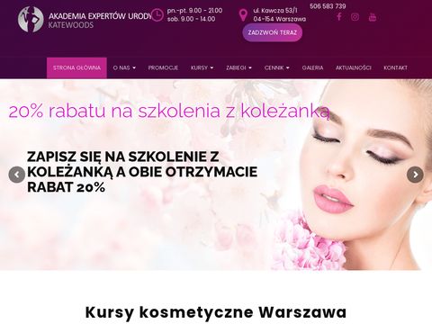 Akademiaexpertowurody.pl - szkolenia kosmetyczne
