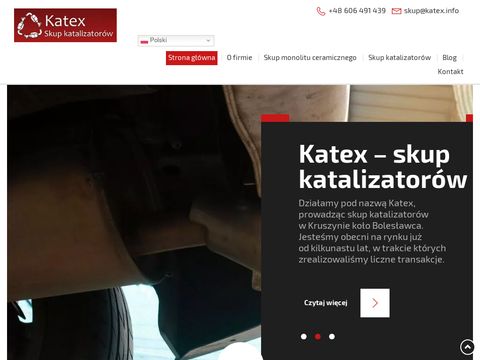 Katex.info skup katalizatorów